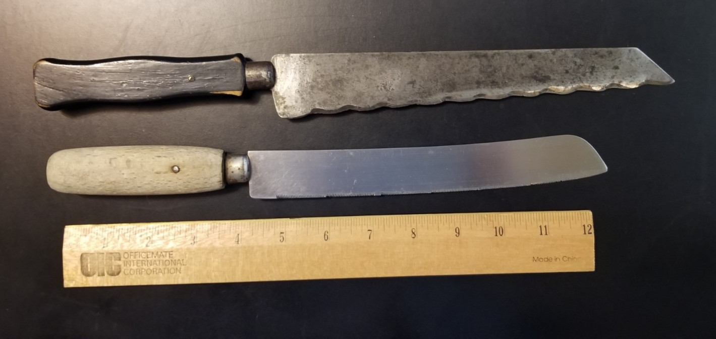 Vintage Antique Knives I*XL Wostenolm Sheffield and OLD Serrated one knife - TWO