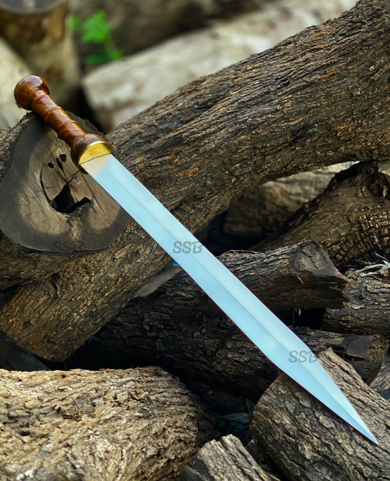 Handmade Roman Legionnaire's Gladiator Gladius , 1095 Carbon Steel Viking Sword