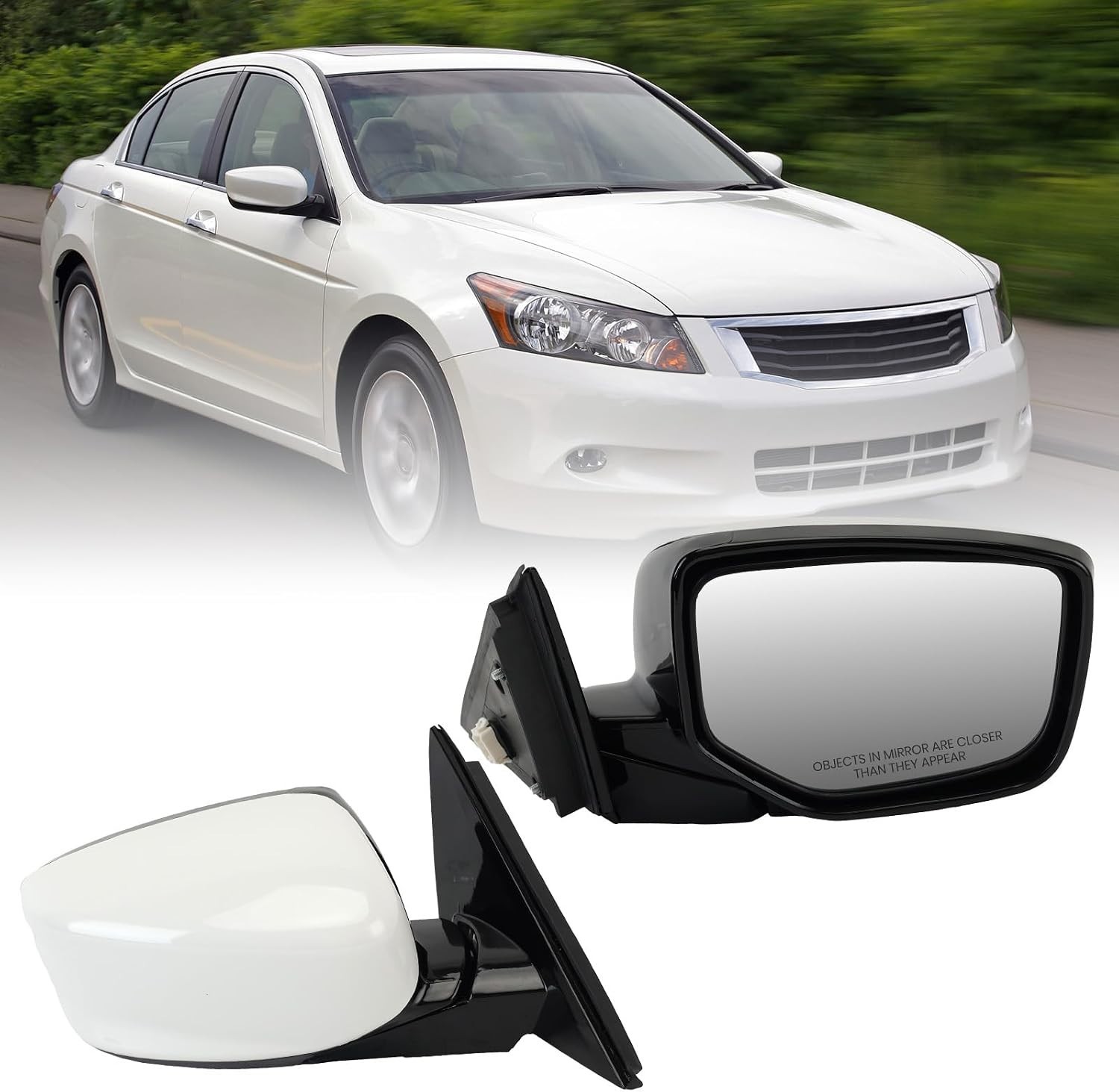 Right Passenger Side Mirror Compatible with Honda Accord 2008 2009 2010 2011....