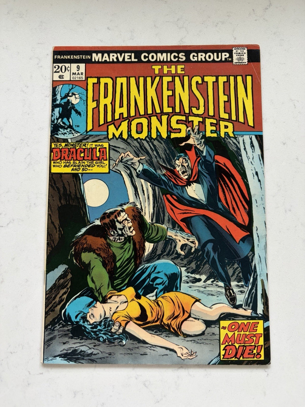 Frankenstein #9 (Marvel Comics March 1974)