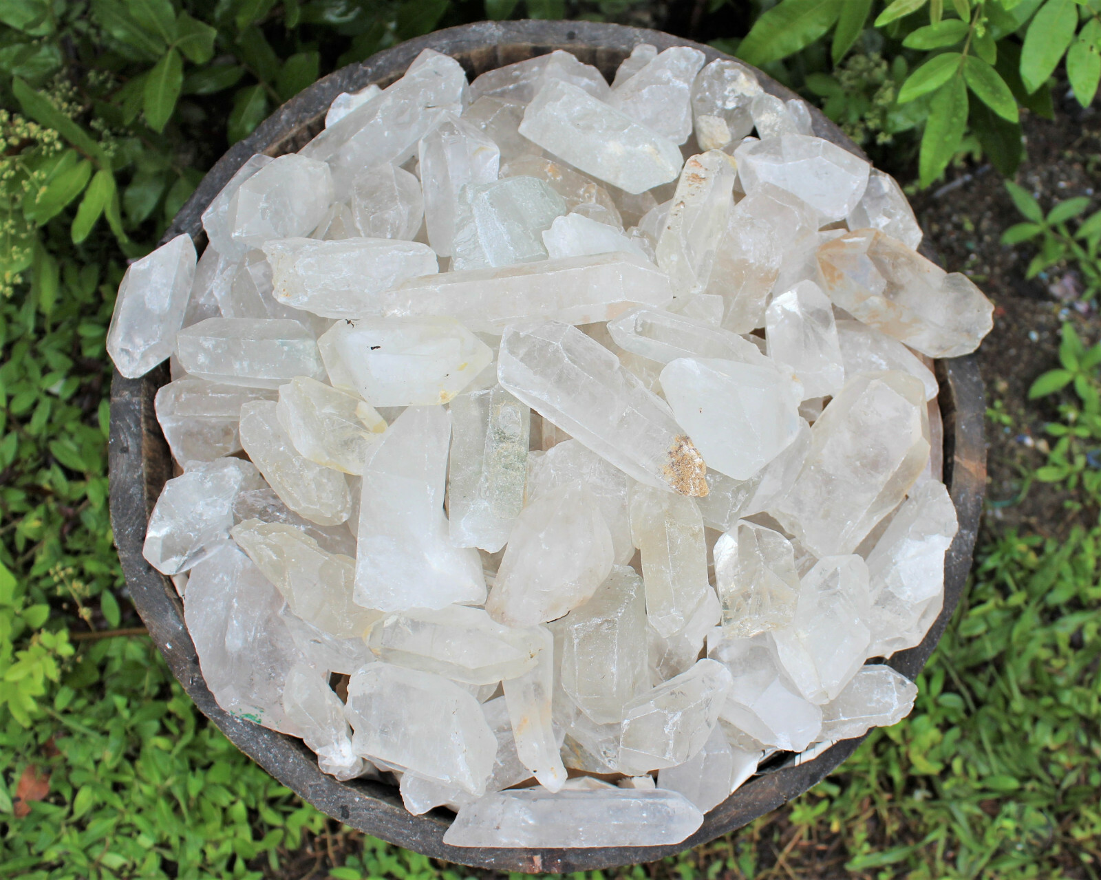 5 lb Natural Quartz Crystal Points - CLEARANCE Wholesale Bulk Lot (GREAT VALUE)