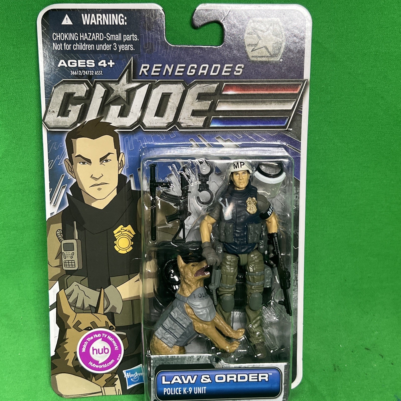 2011 Hasbro GI Joe 30th Anniversary Renegades Law & Order K9 Unit Figure New