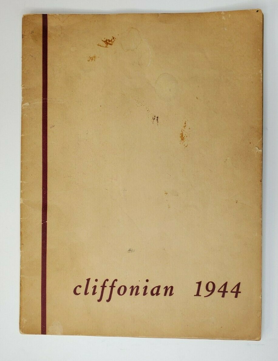 Vintage  High School Year Book 1944 Sea Cliff  NY Unsigned