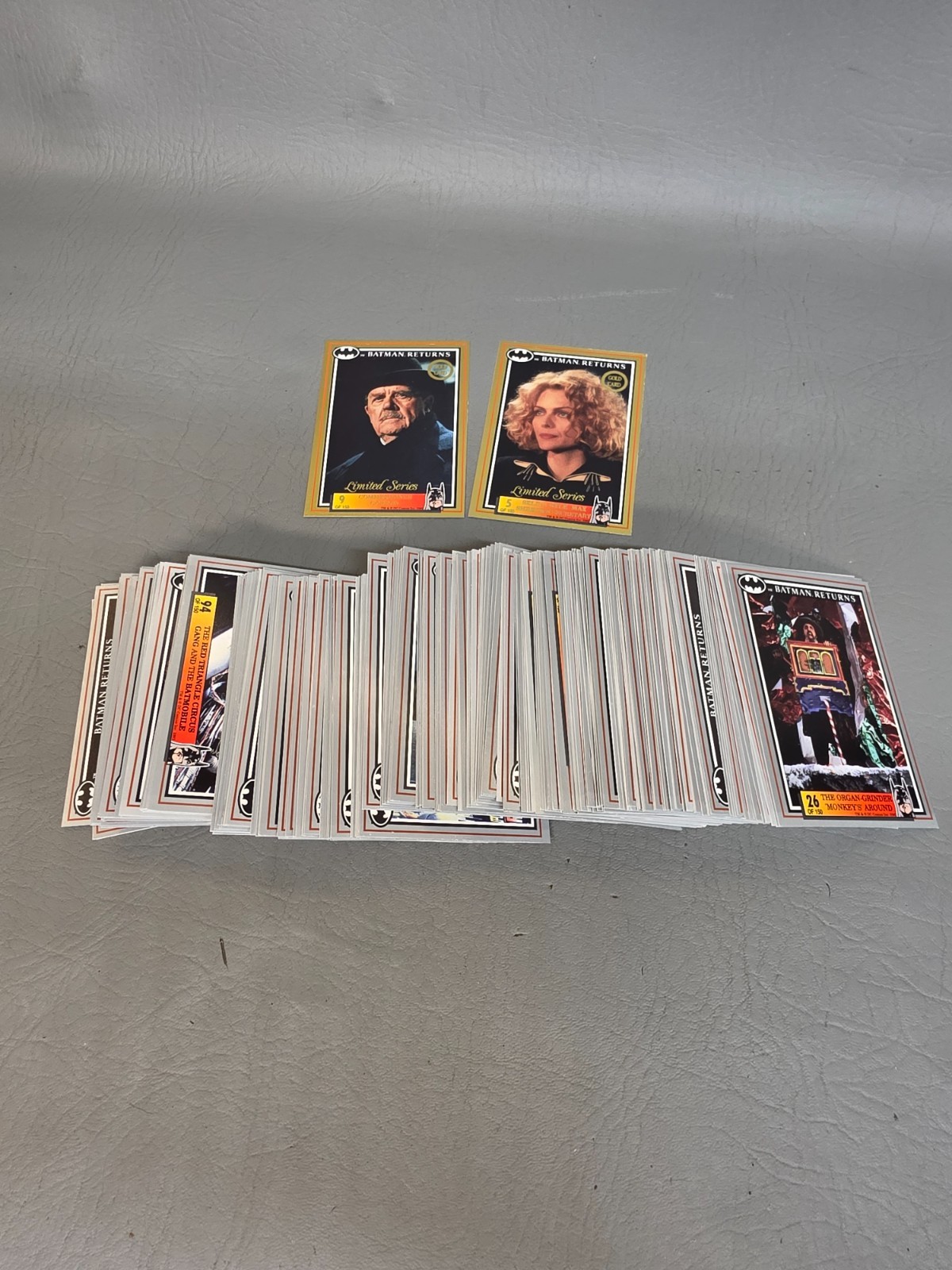 1992 Batman Returns Topps Stadium Club Trading Card Set