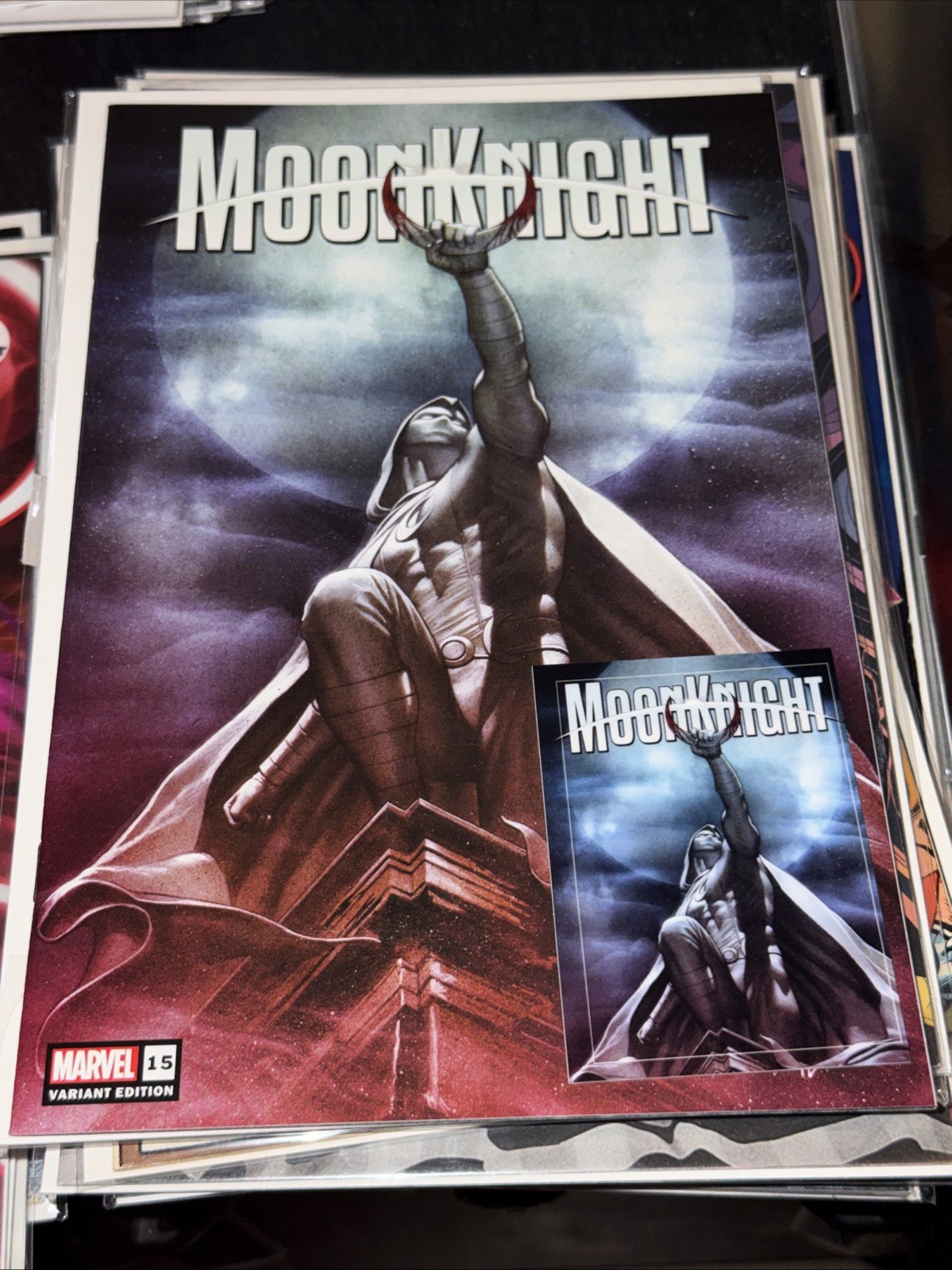 Moon Knight #15 2022 NYCC ADI GRANOV COA NM EXTREMELY RARE ARTIST PROOF 👀 ￼