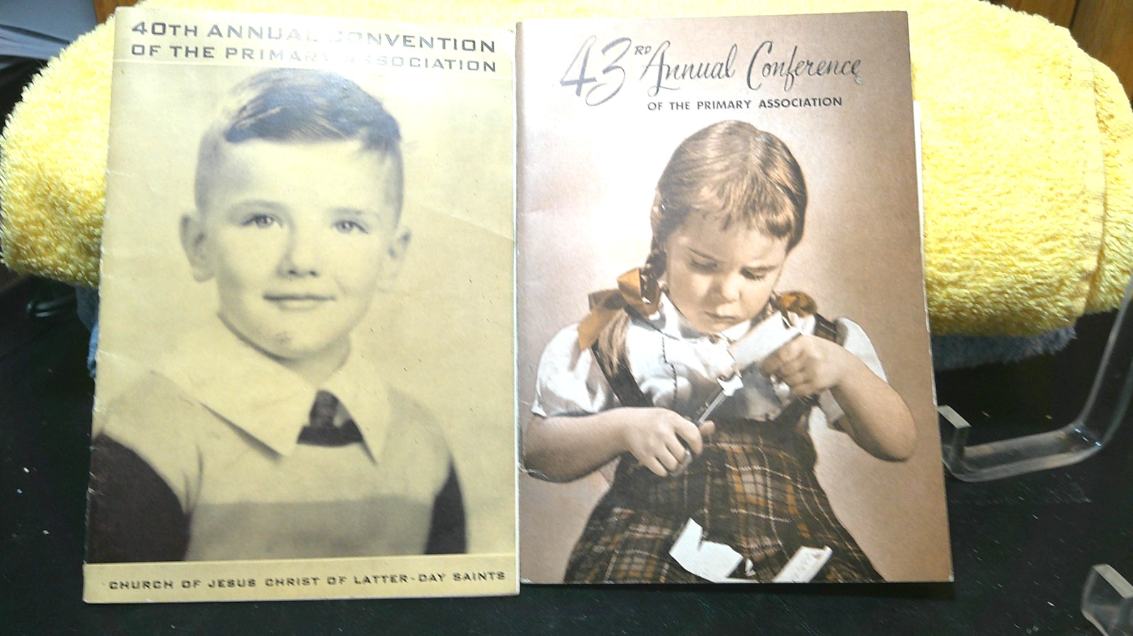 LDS PRIMARY ASSOCIATION Convention Mormon Program Booklets 1946 & 1949 Annual