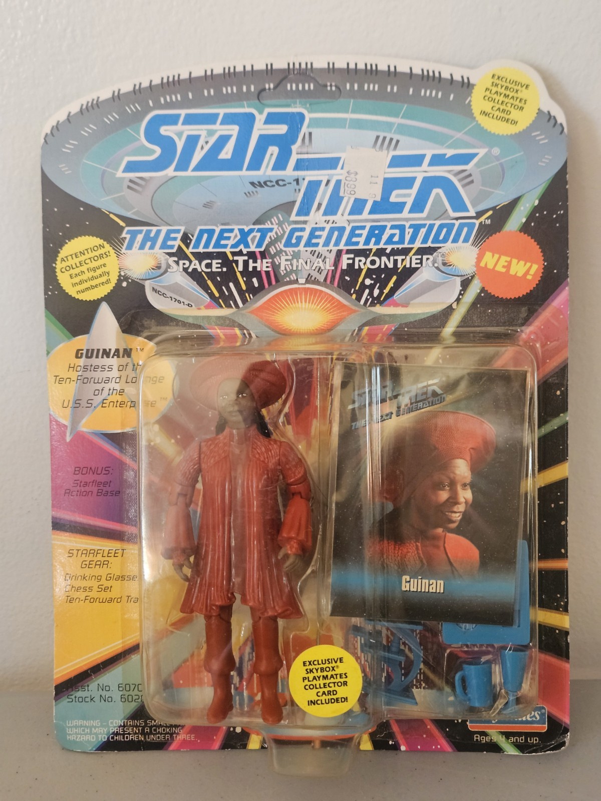 Vintage 1993 Star Trek Guinan (Whoopi Goldberg) Playmates Action Figure