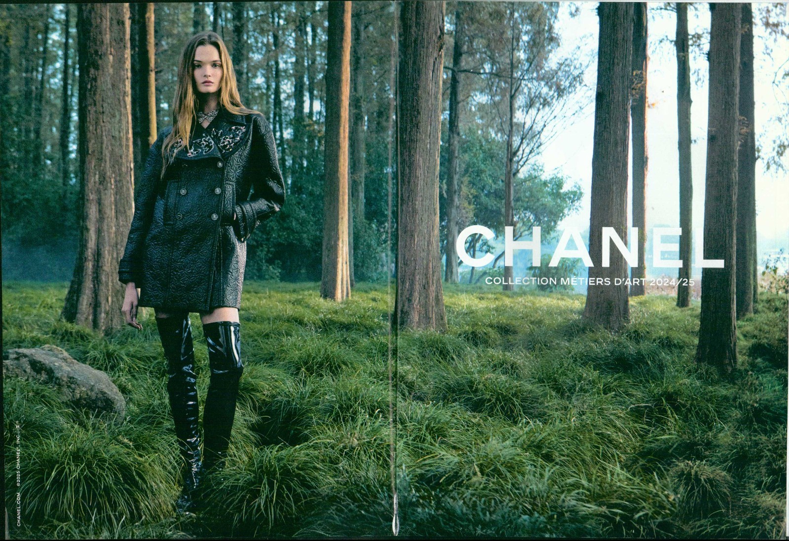 CHANEL Lulu Tenney Magazine Print Ad Advert Métiers d’art Mikael Jansson 4p 2025