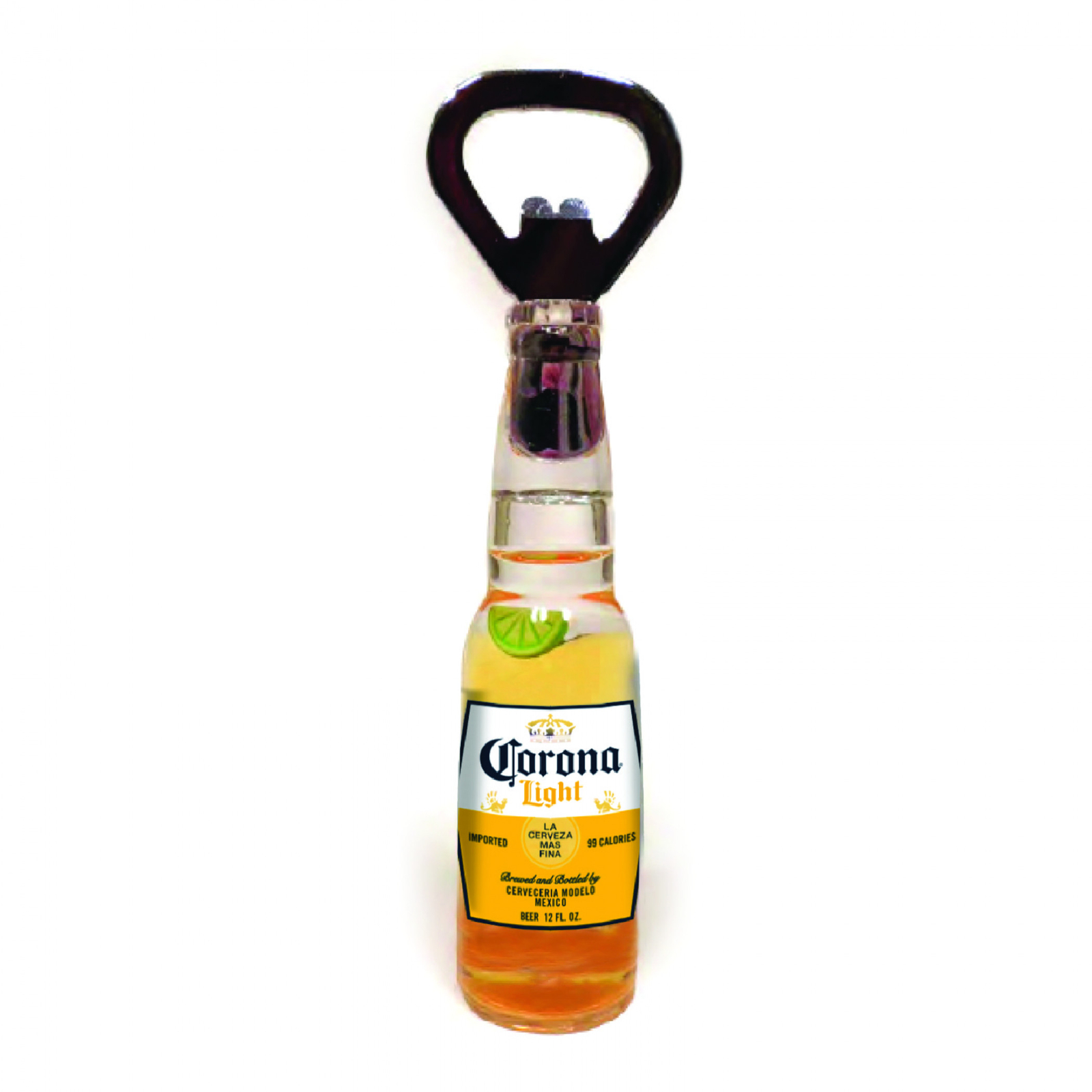 Corona Light Floating Lime Bottle Opener Clear