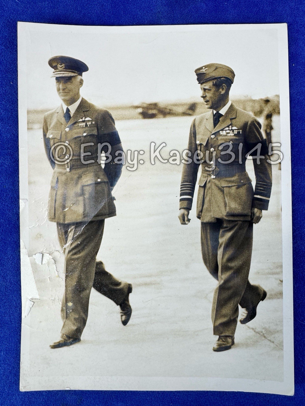 King Edward VIII RAF Wittering 1936 Original Press Photo Royal Air Force