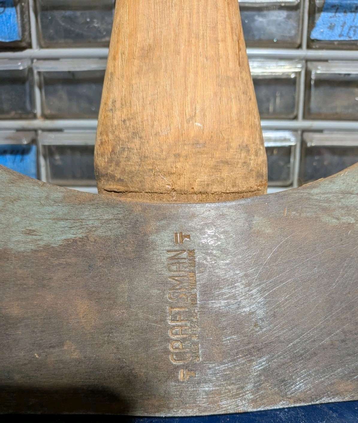 Vintage ~ Craftsman DOUBLE BIT AXE,  3 1/2lbs, 35\