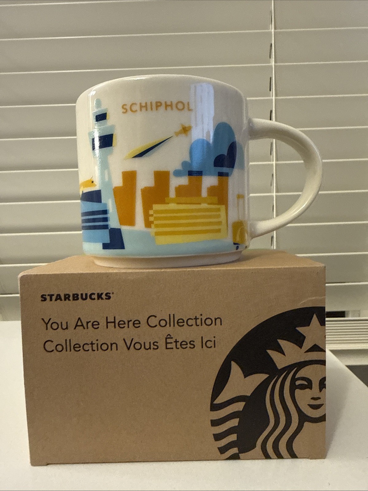 Starbucks You Are Here 14oz Mug  Approved Sample - SCHIPHOL Airport, Amsterdam