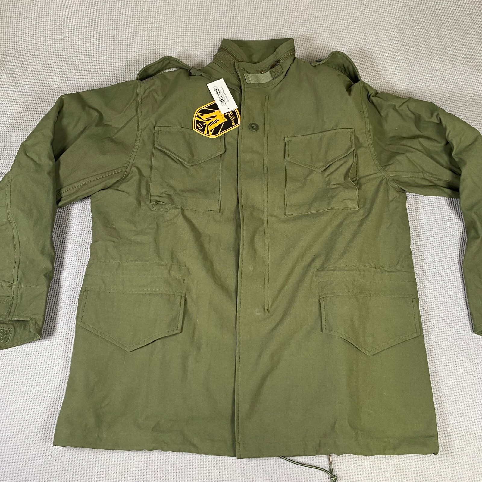 USGI Style M65 Cold Weather Field Coat Jacket OD Green w/ Liner Repro - MEDIUM