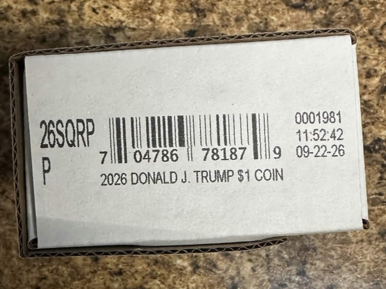 2026 Semiquincentennial President Donald J. Trump $1 Coin Roll $25 - In Hand