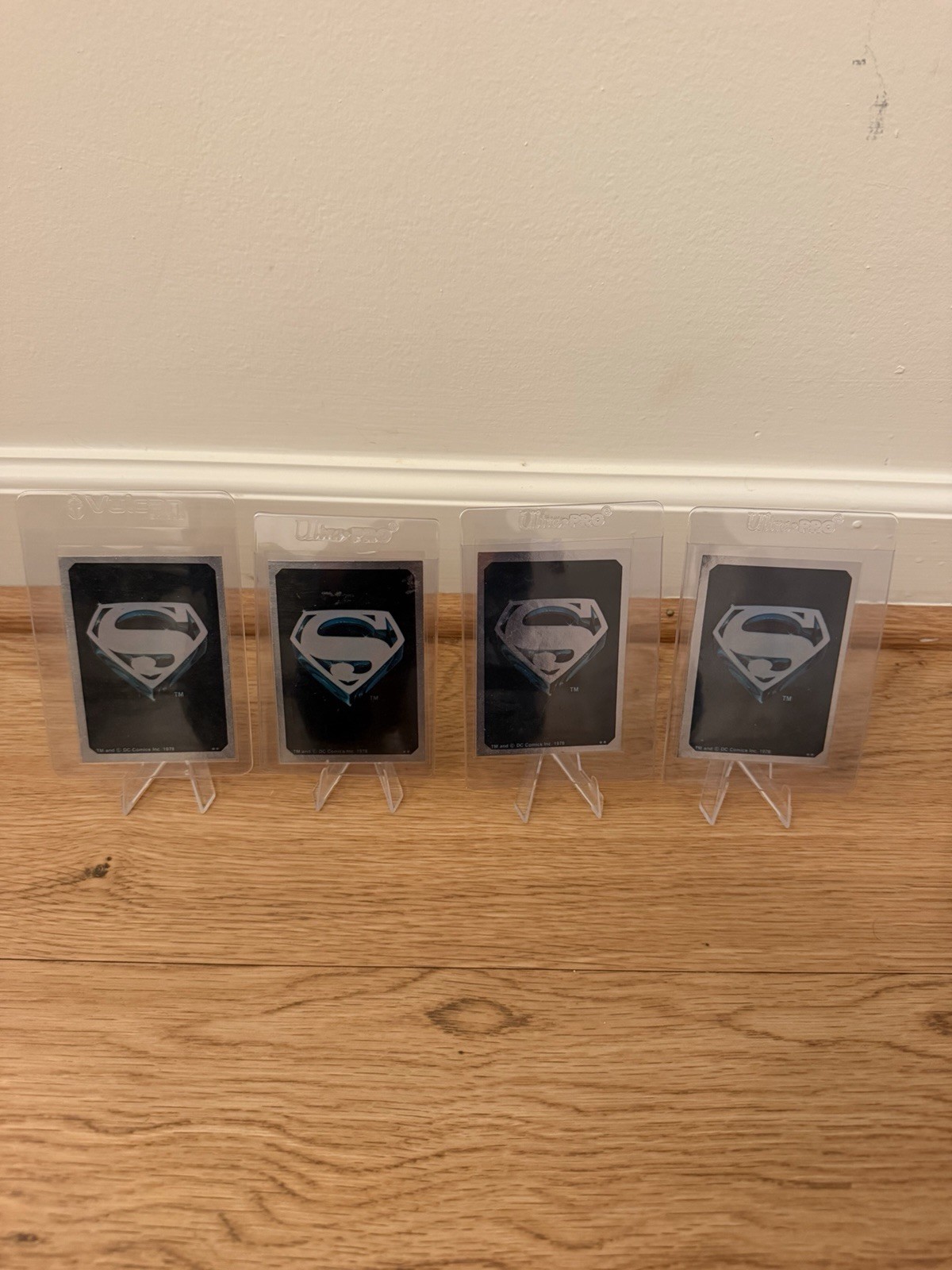Topps 1978 Superman Movie Foil Sticker Lot 16 NM - Recently opened fresh wax
