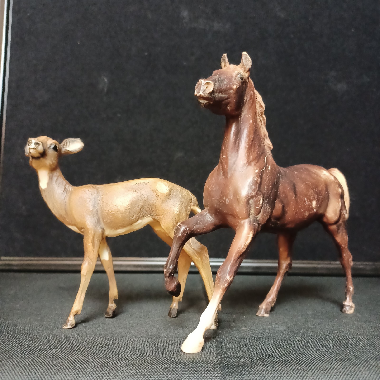 Breyer America's Wild Mustangs Dakota Liver Chestnut & Flicka Deer #750124 #3