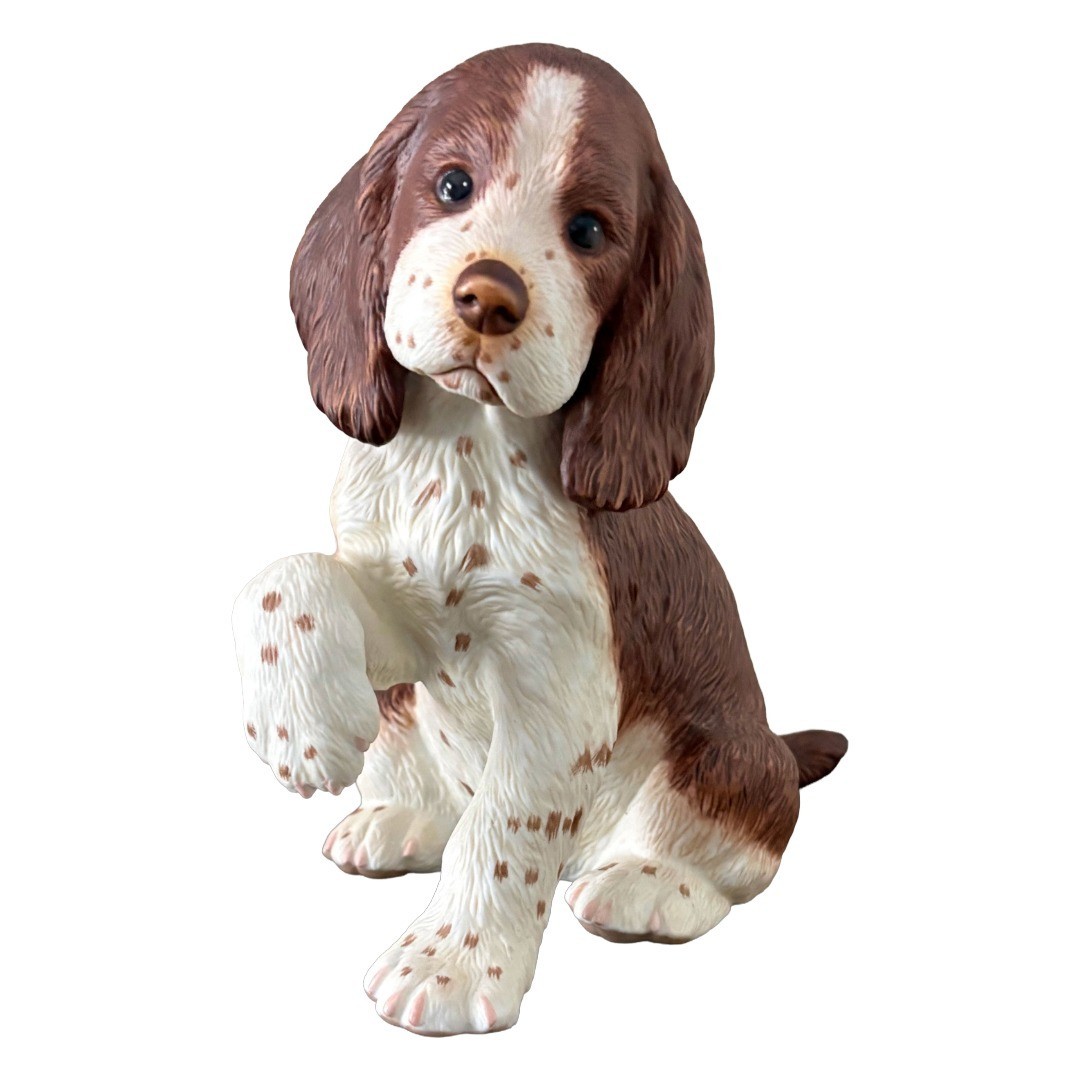 Lenox English Springer Spaniel Puppy Dog Porcelain Figurine Limited Edition 1997