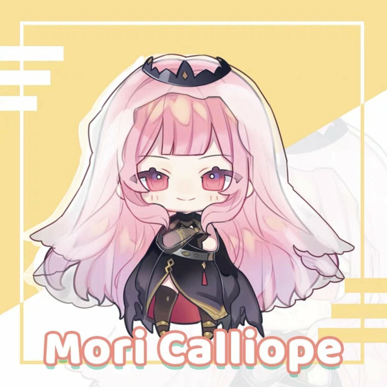 Hololive EN Holomyth Vtuber Calliope Mori Acrylic Keychain Charm - Vol. 3