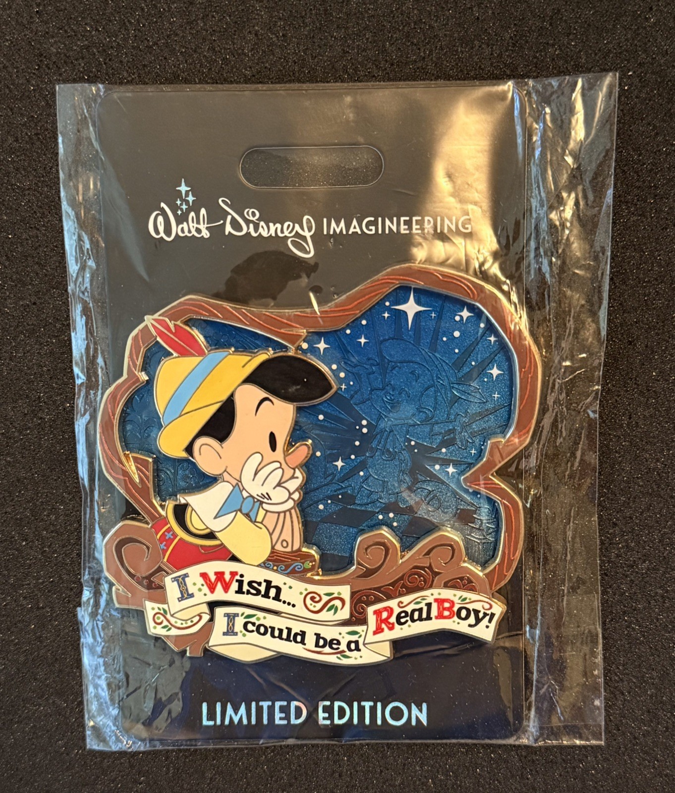 * Pinocchio I Wish I Could Be A Real Boy WDI I Wish Series 2022 LE 300 Pin