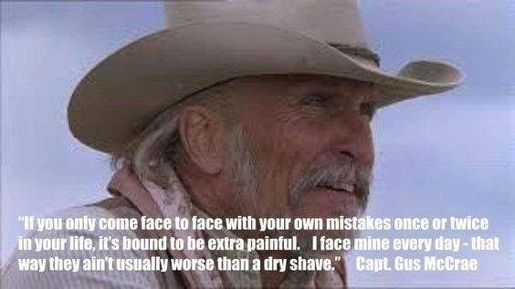 Lonesome Dove Gus Quote refrigerator magnet  3\