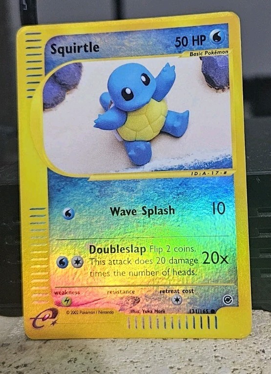 Pokemon card Squirtle expedition 131/165 reverse holo eng