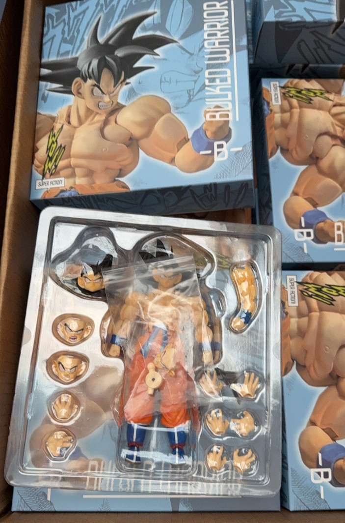 Wow Super Action Studio Bulked Warrior Goku action figure 3.0 body in stock NEW