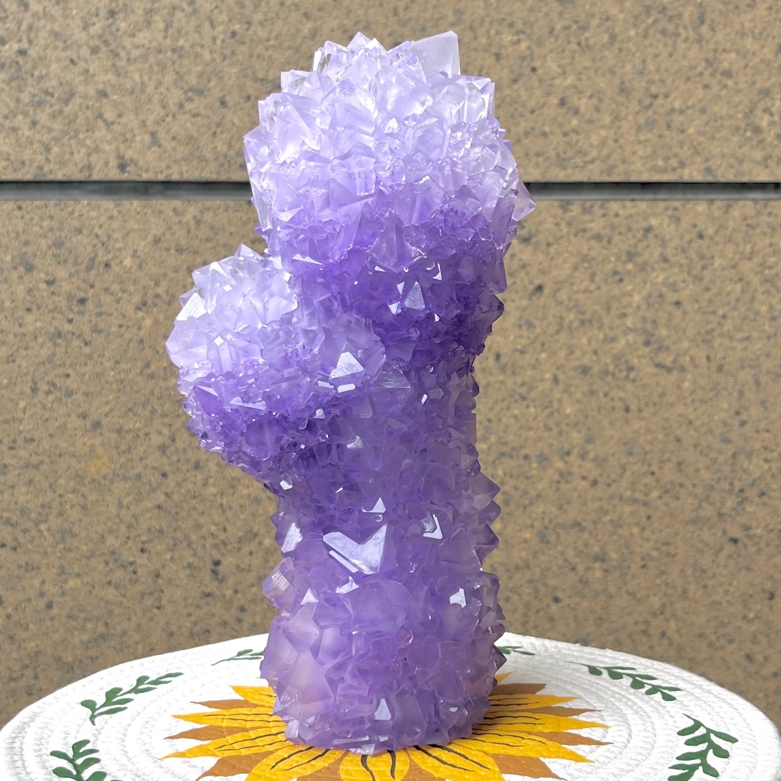 6.1 lb  Beautiful Purple Alunite Stone - Decorative Mineral Specimen