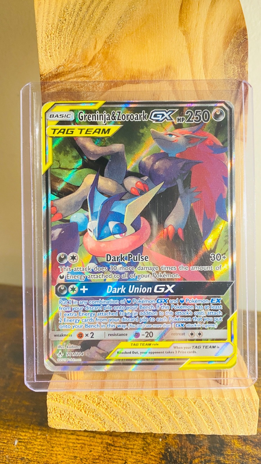 Greninja & Zoroark tag team Gx #201 Unbroken bonds
