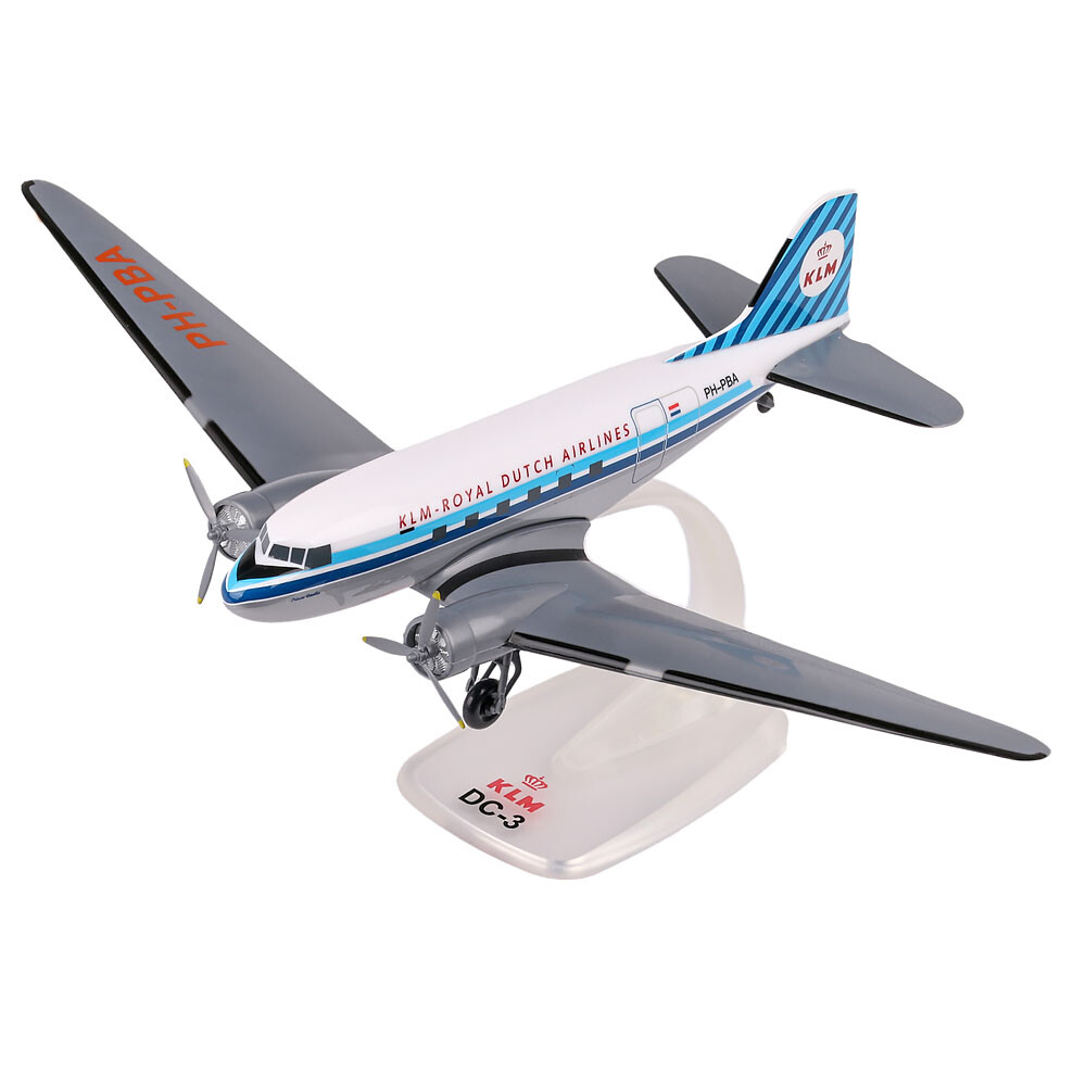 PPC KLM Douglas DC-3 Prinses Amalia PH-PBA Desk Display 1/100 Model AV Airplane