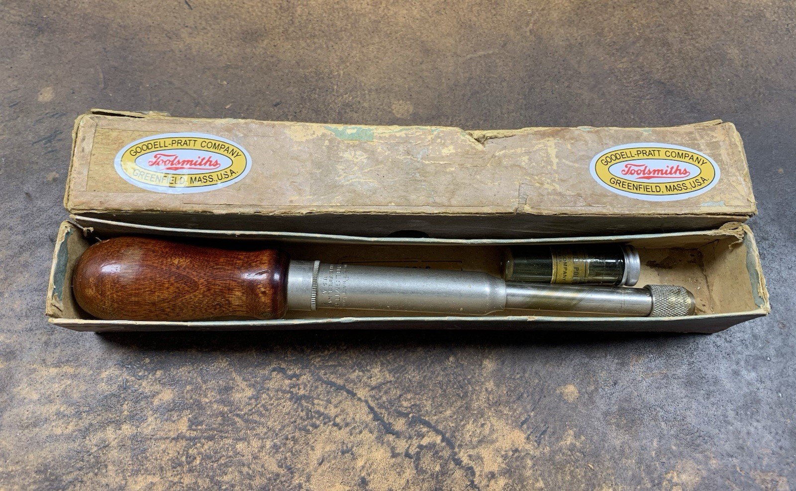 Goodell Pratt Push Drill IOB, With Tube Of GP Push Points