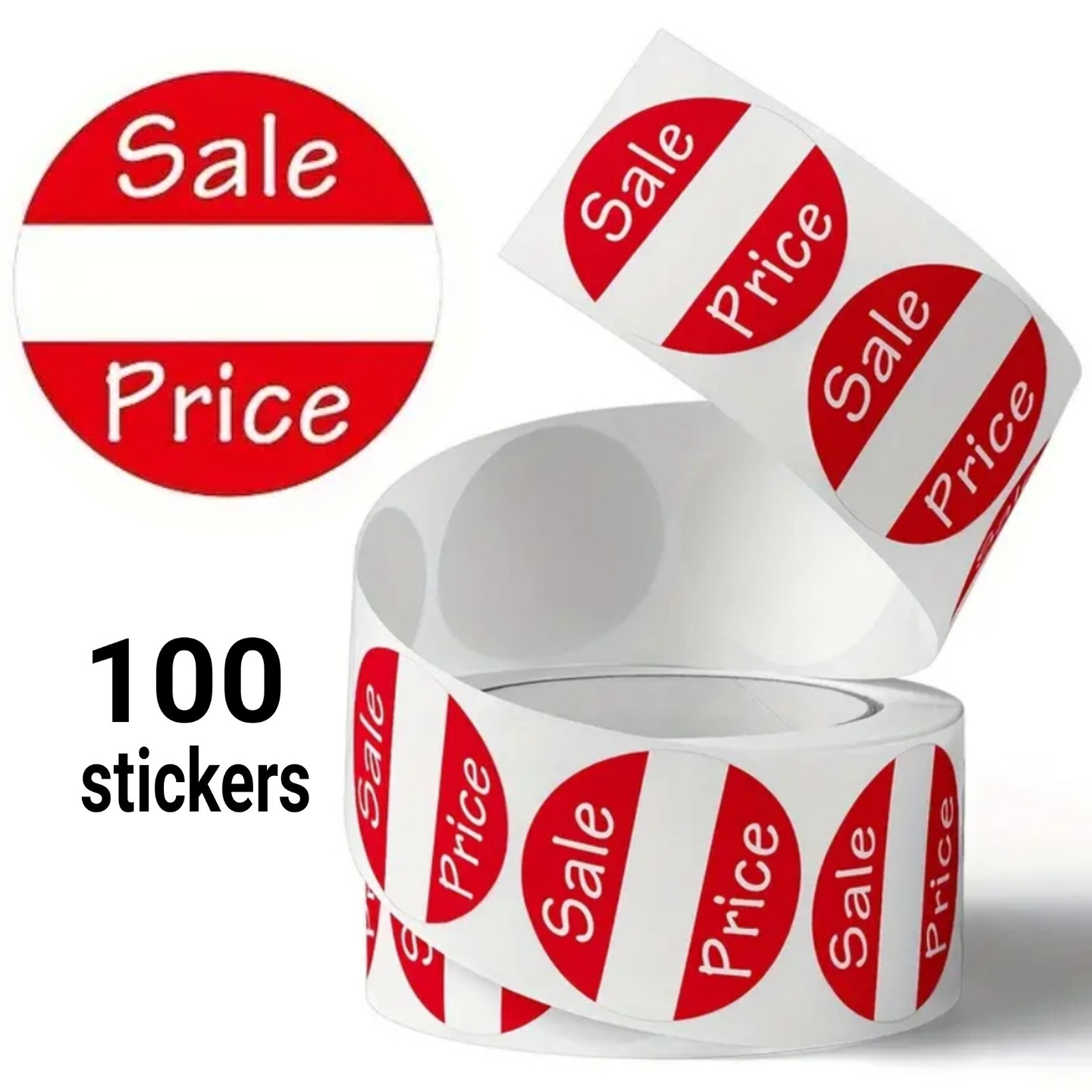 Sale Price Labels Stickers 100pcs Retail Product