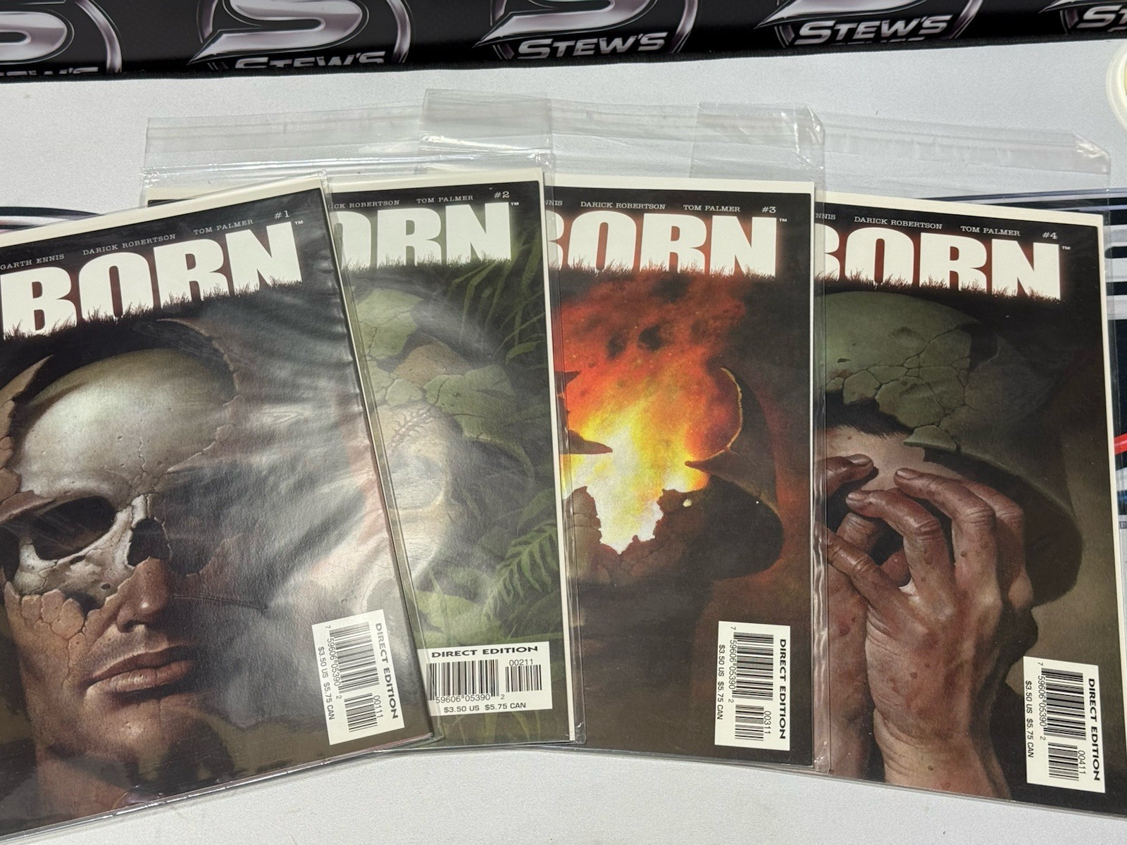 Born #1-4 COMPLETE SET 2003 Marvel MAX Punisher Garth Ennis Darick Robertson