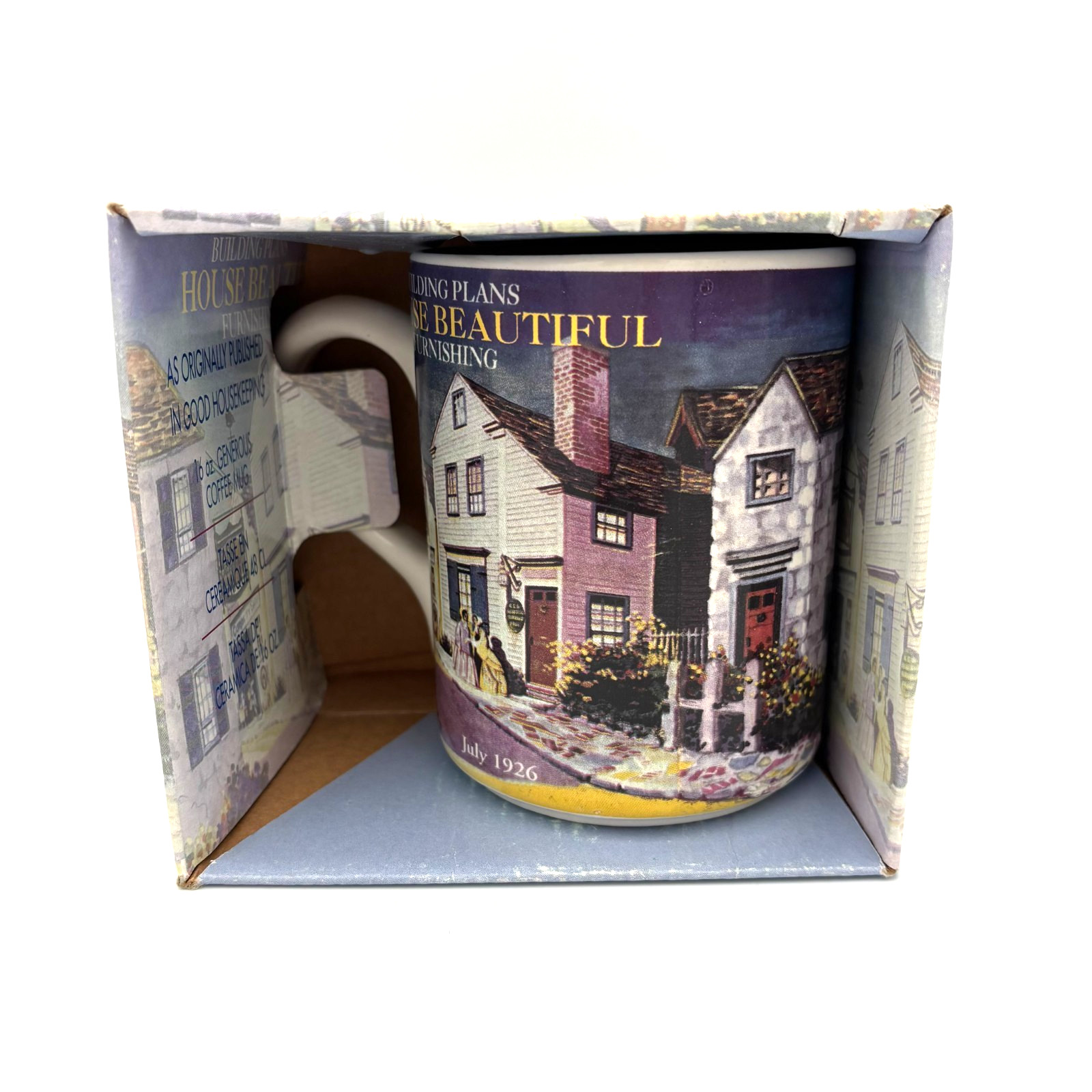 Gibson House Beautiful Coffee Mug July 1926 ORIGINAL BOX 16 oz Vintage