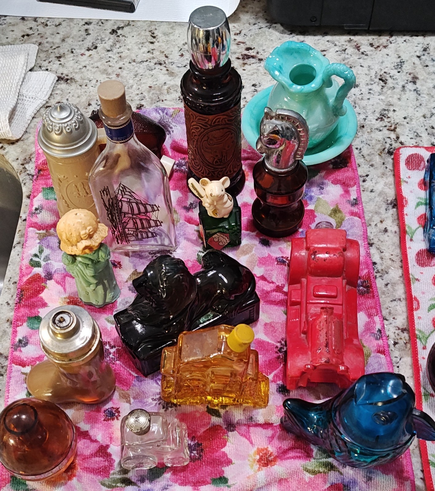 Vintage Avon Collectibles Bottles Lot Of Over 100 Pieces None Broken