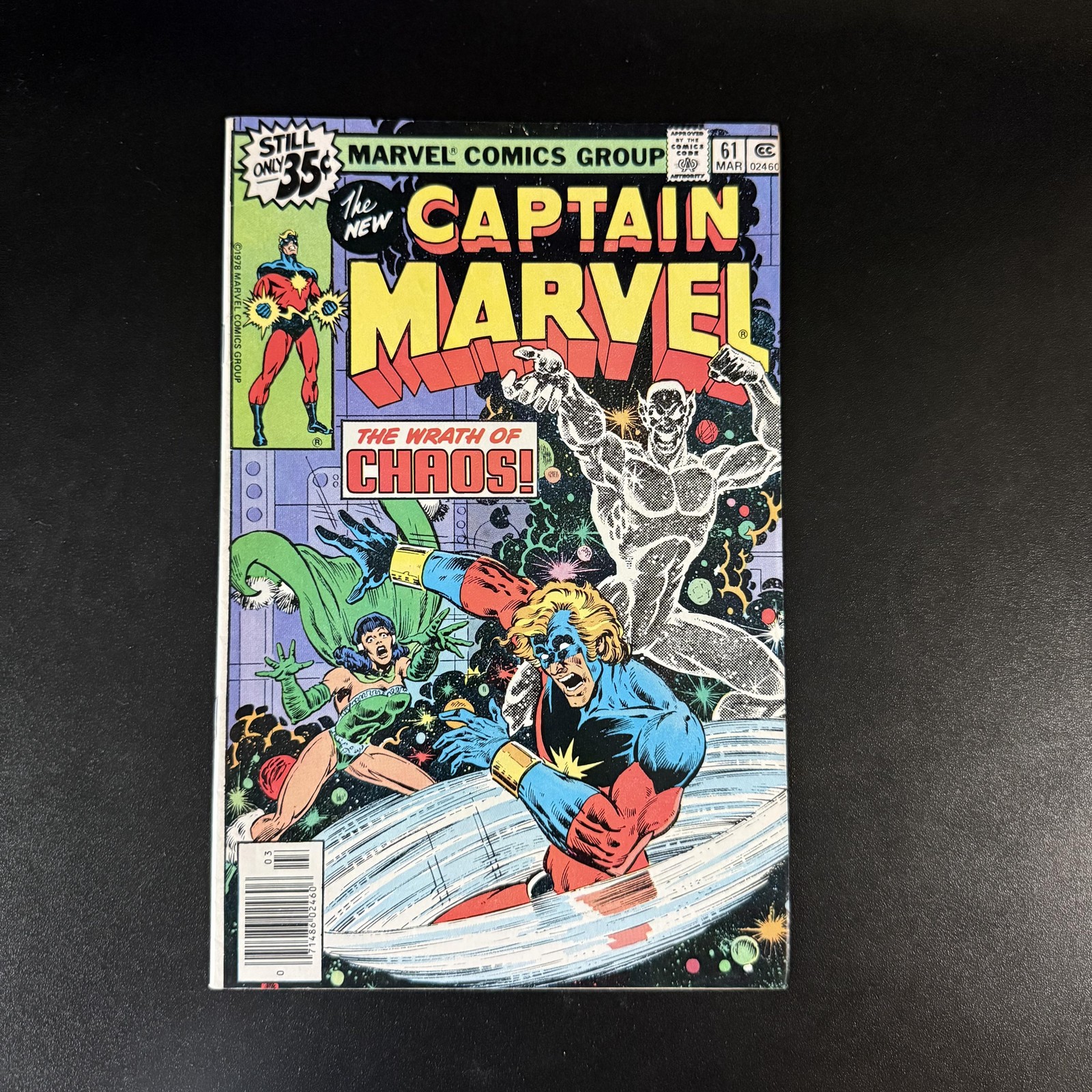 Vintage 1978 Captain Marvel #61 Marvel Comics Bronze Age Superhero Comic Book