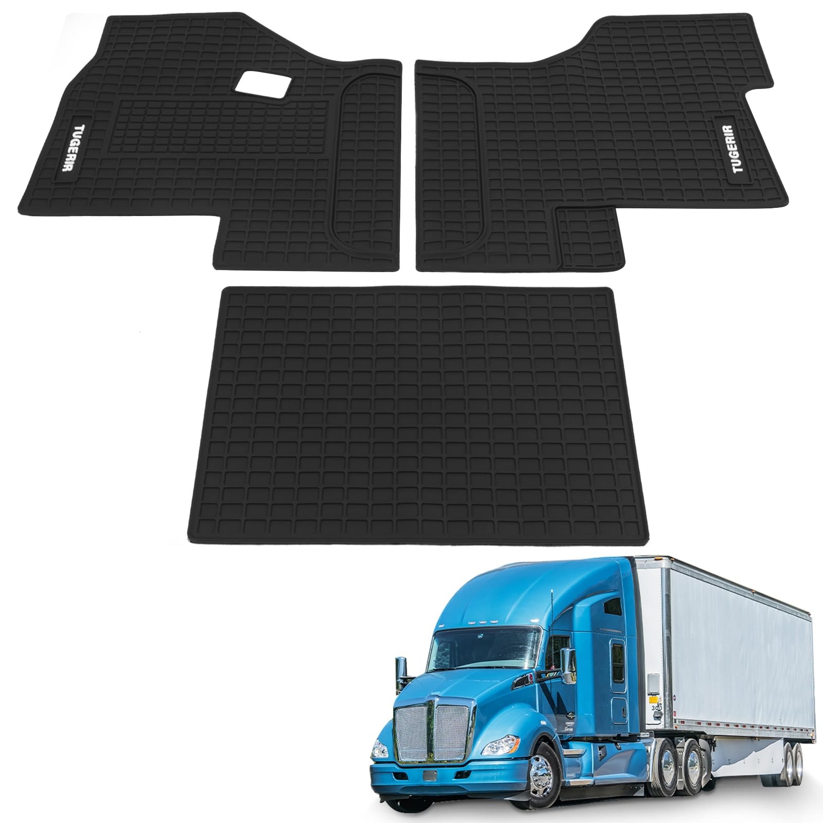 Floor Mats Fit for Kenworth T680 60 inches (L) x 30 (W) x 3 (H) Floor Mats Fit for Kenworth T680 60 inches (L) x 30 (W) x 3 (H)