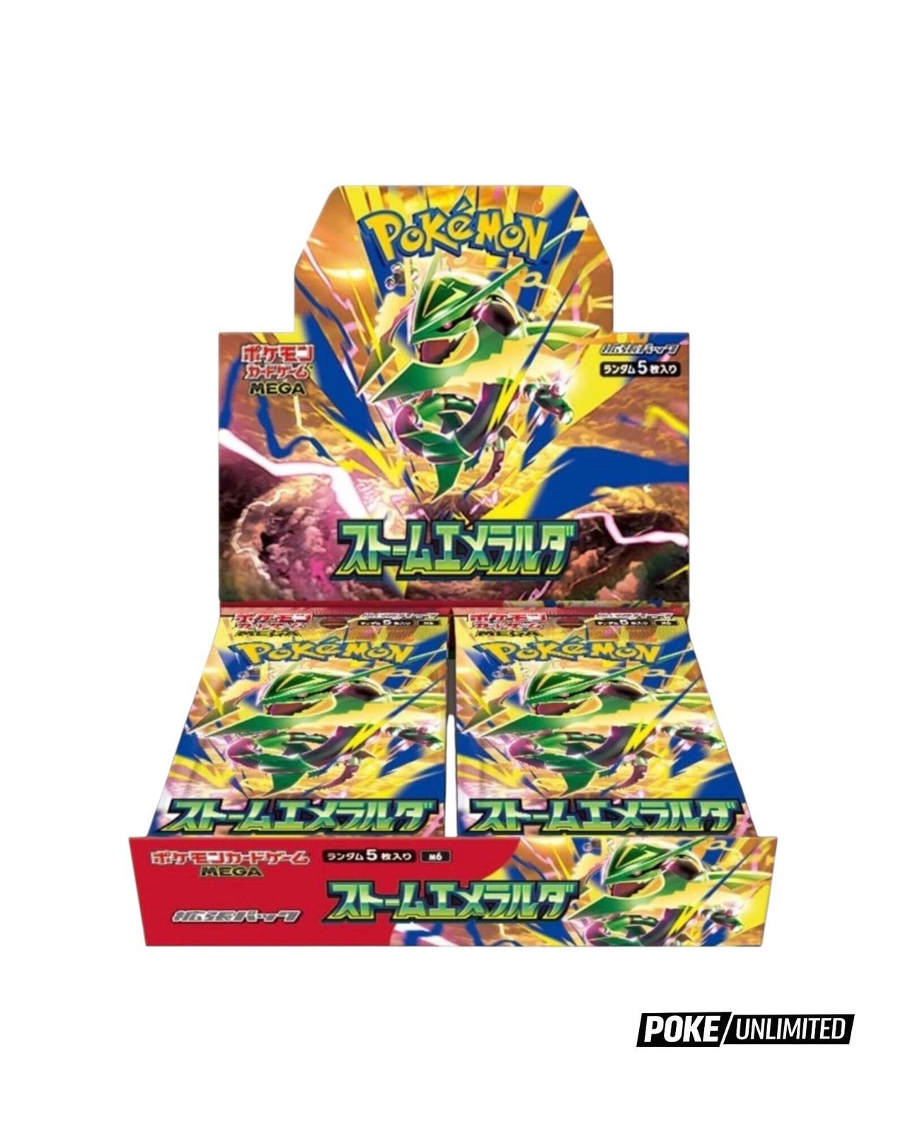 POKÉMON TCG: MEGA STORM EMERALDA BOOSTER BOX M6 - JAPANESE  SEALED BOX
