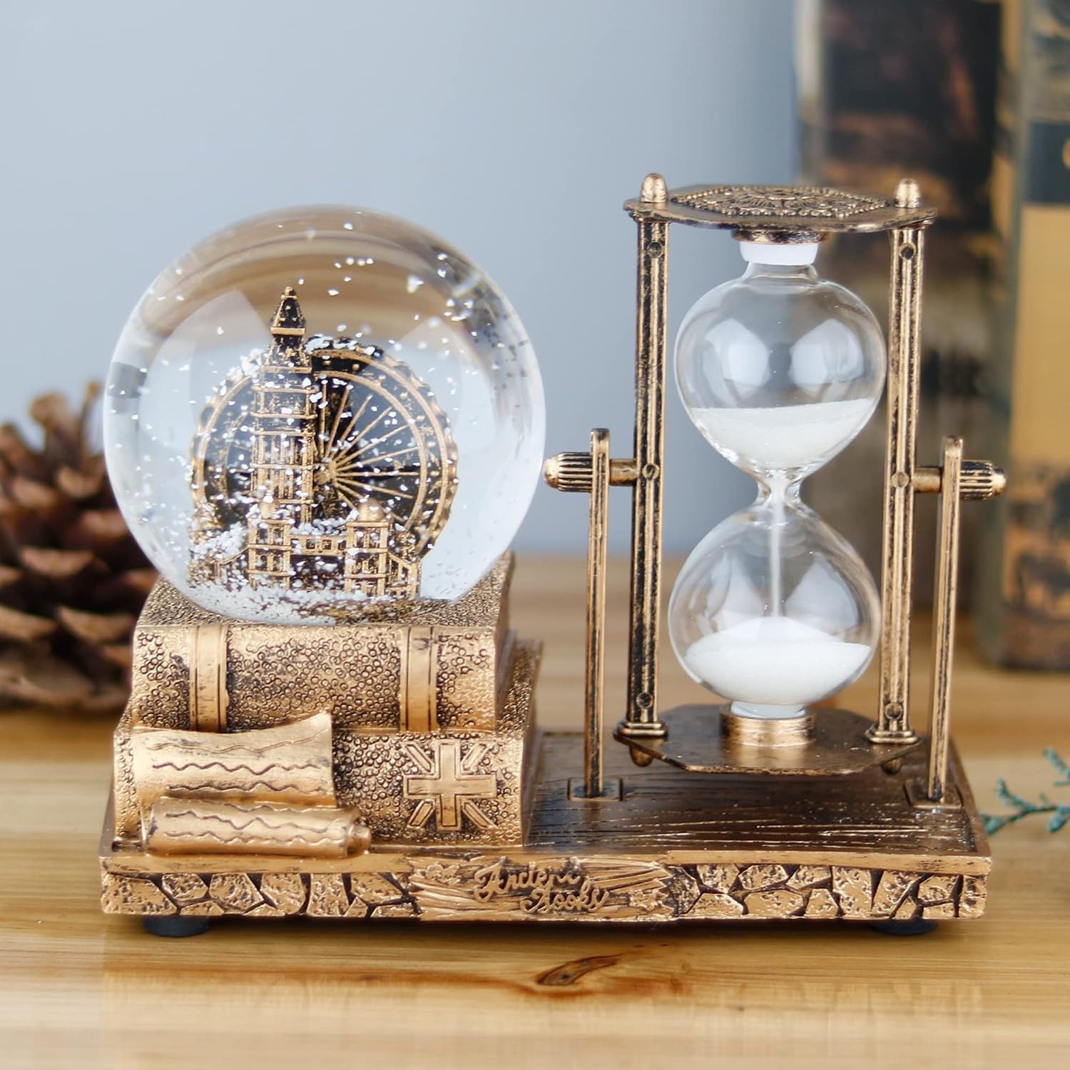 LED MusicCrystal Snow Globe, Sand Timer ,Hourglass,Home Decor LED MusicCrystal Snow Globe, Sand Timer ,Hourglass,Home Decor
