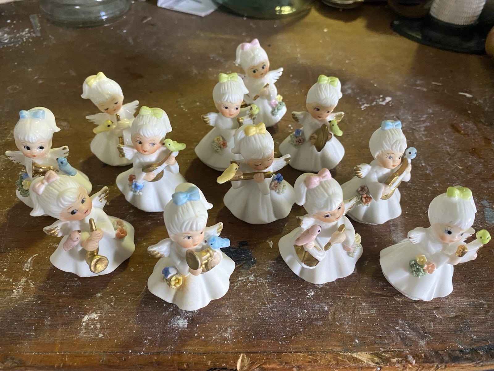 Vintage Napcoware Angel with Blue Bird China 2\