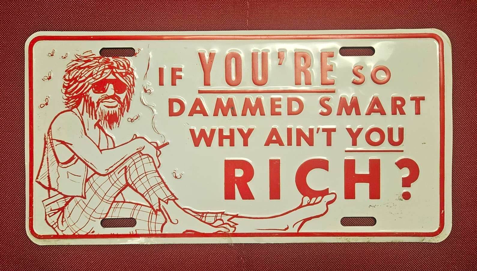 Vintage Novelty License Plate \