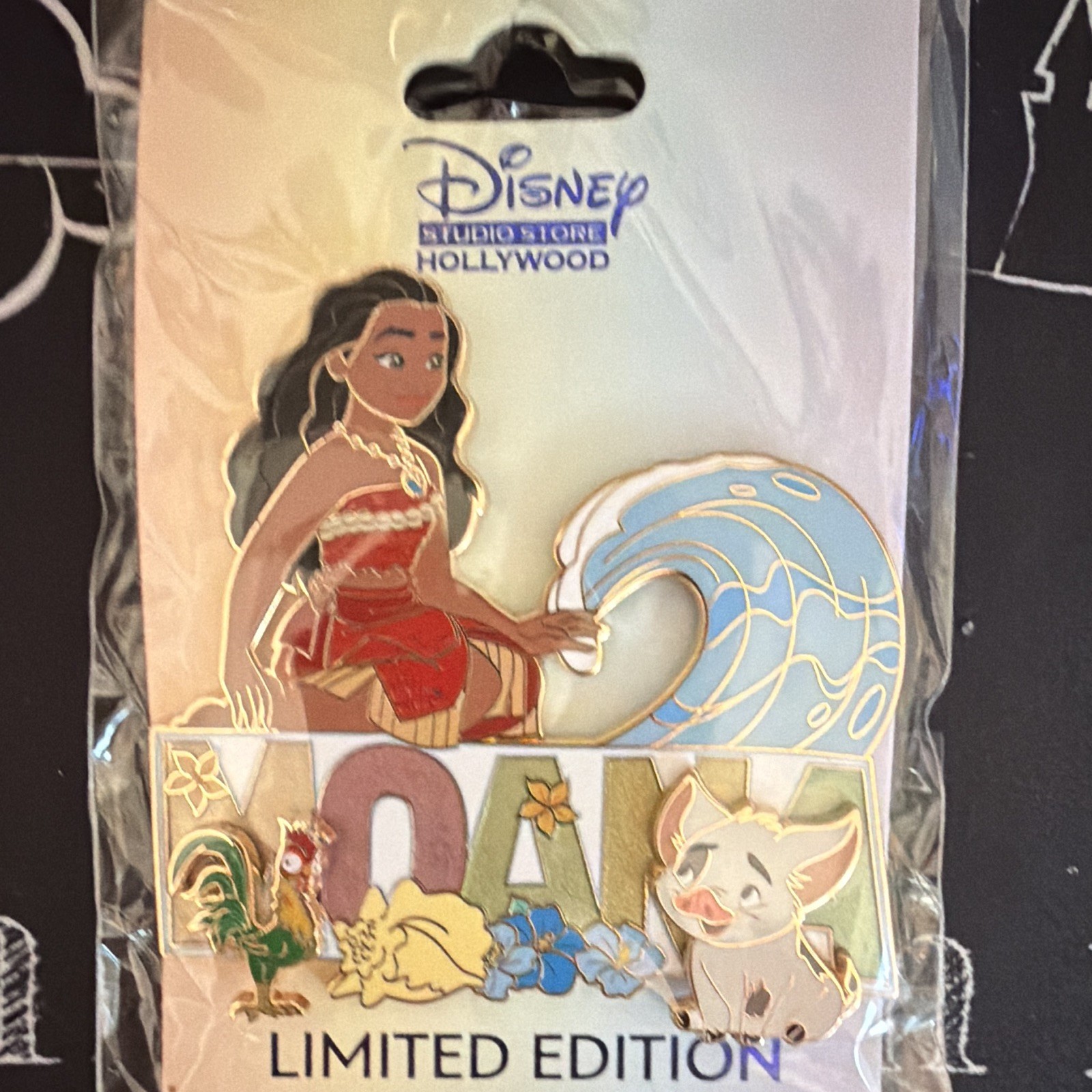 D23 what\'s in a name Disney Studio Store Hollywood Moana Limited Edition Pin