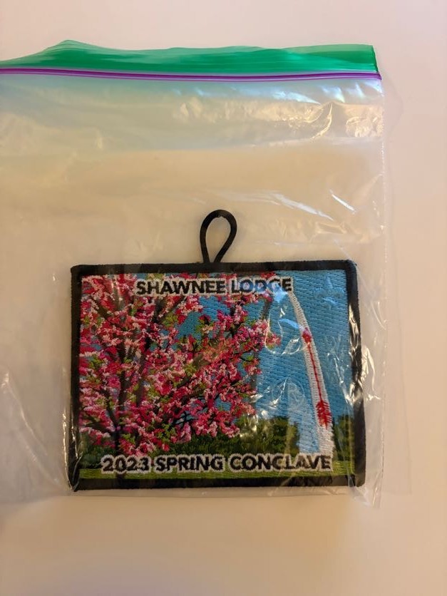Shawnee Lodge 2023 Spring Conclave Event Patch - OA bsa Scouting