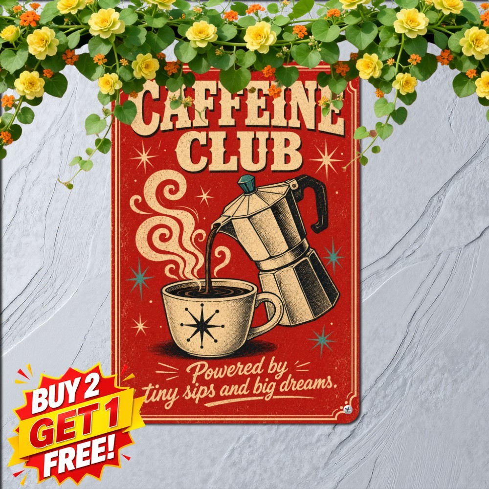 Vintage Style Classic Advertising Sign Distressed Retro Store Metal Tin Plaque