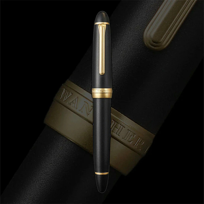 Wancher Sand Matte Gold 2, Made in Japan, 21K Gold Nib, Authentic Collaboration