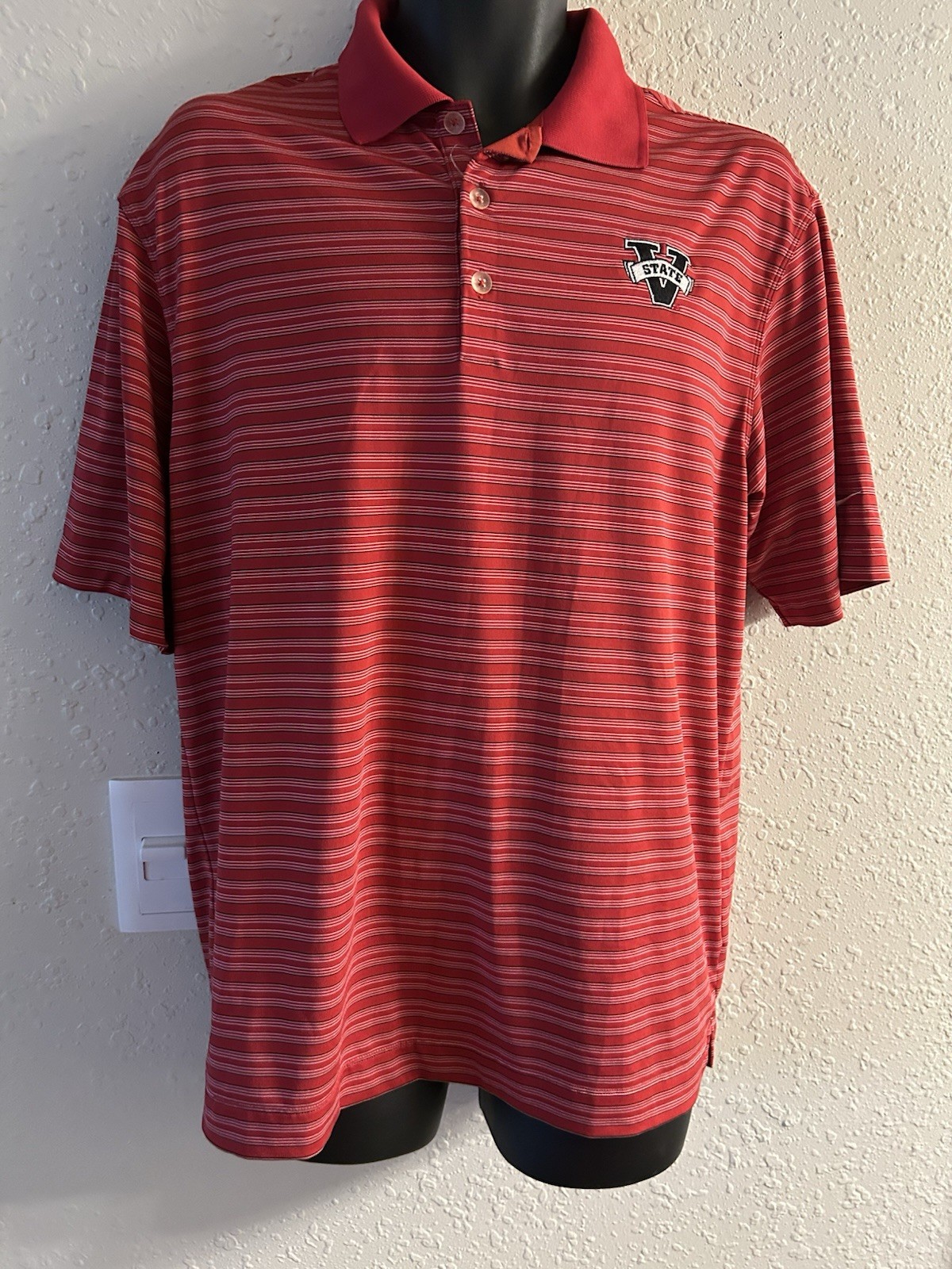 Medium Nike Golf Fit Dry V-State polo shirt #154*9 Excellent Condition