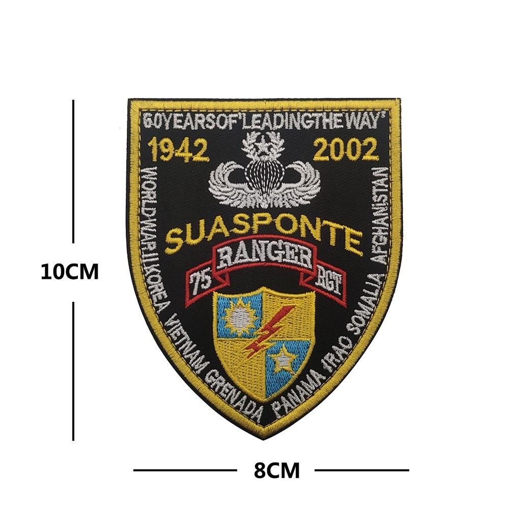 U.S. Army 75th Ranger Regiment Embroidered Patch Tactical Morale Patch 4