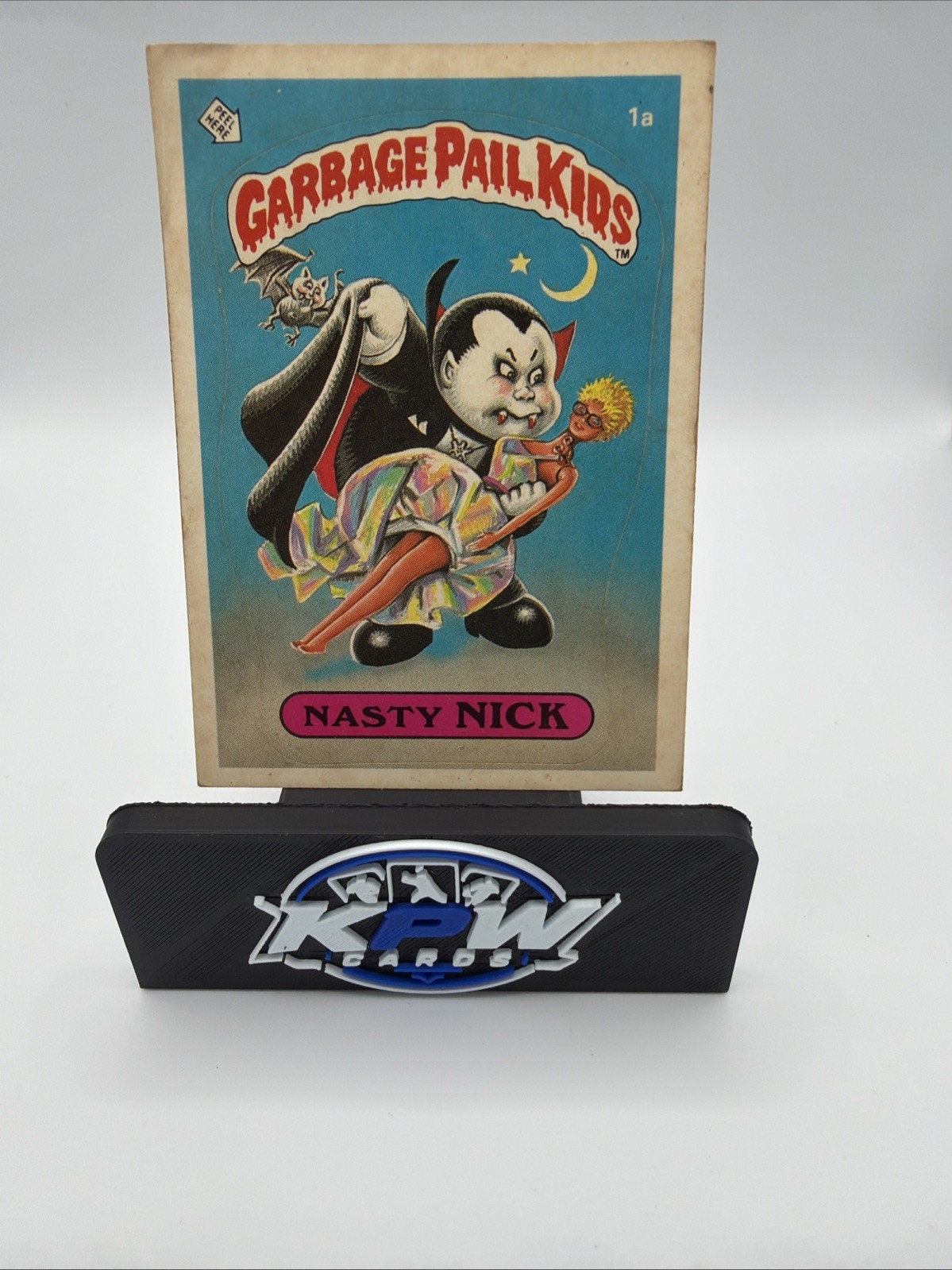 garbage pail kids 1985 Nasty Nick