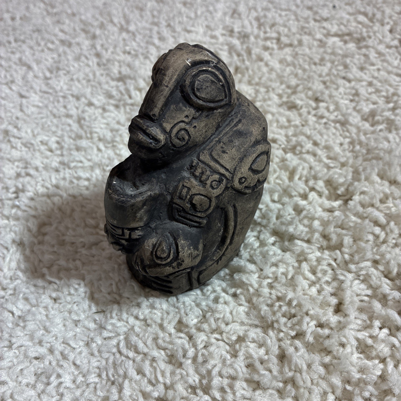Vintage Hand Carved Stone African Tribal Artifact Figurine
