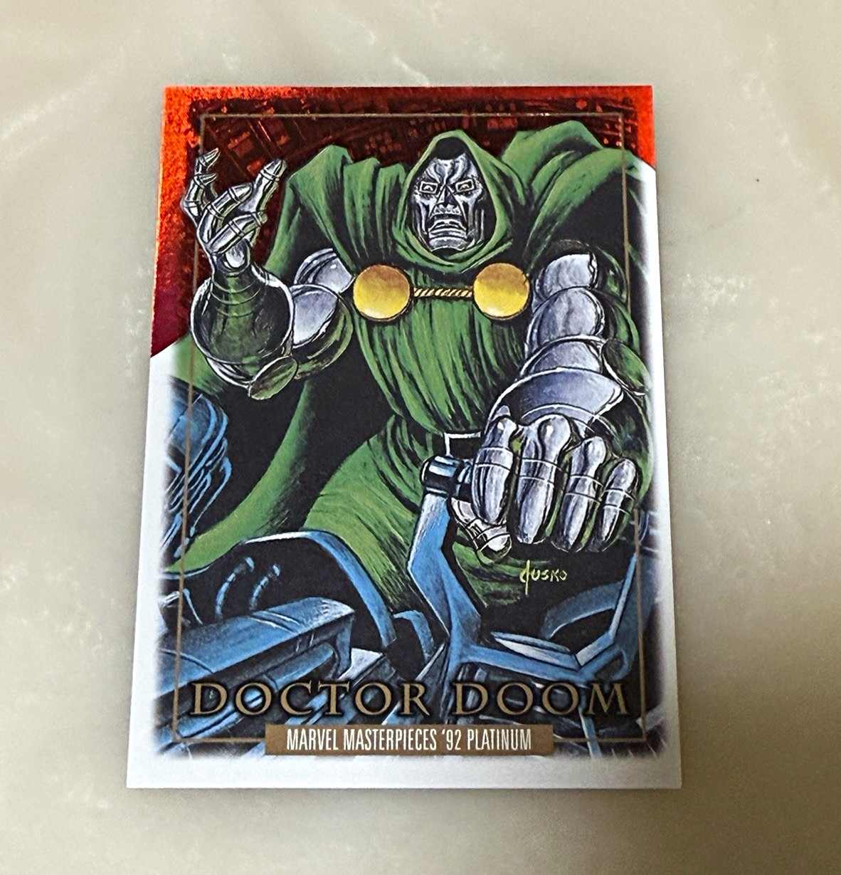 Marvel Masterpieces '92 Platinum Doctor Doom #26 2022 Joe Jusko 001/100