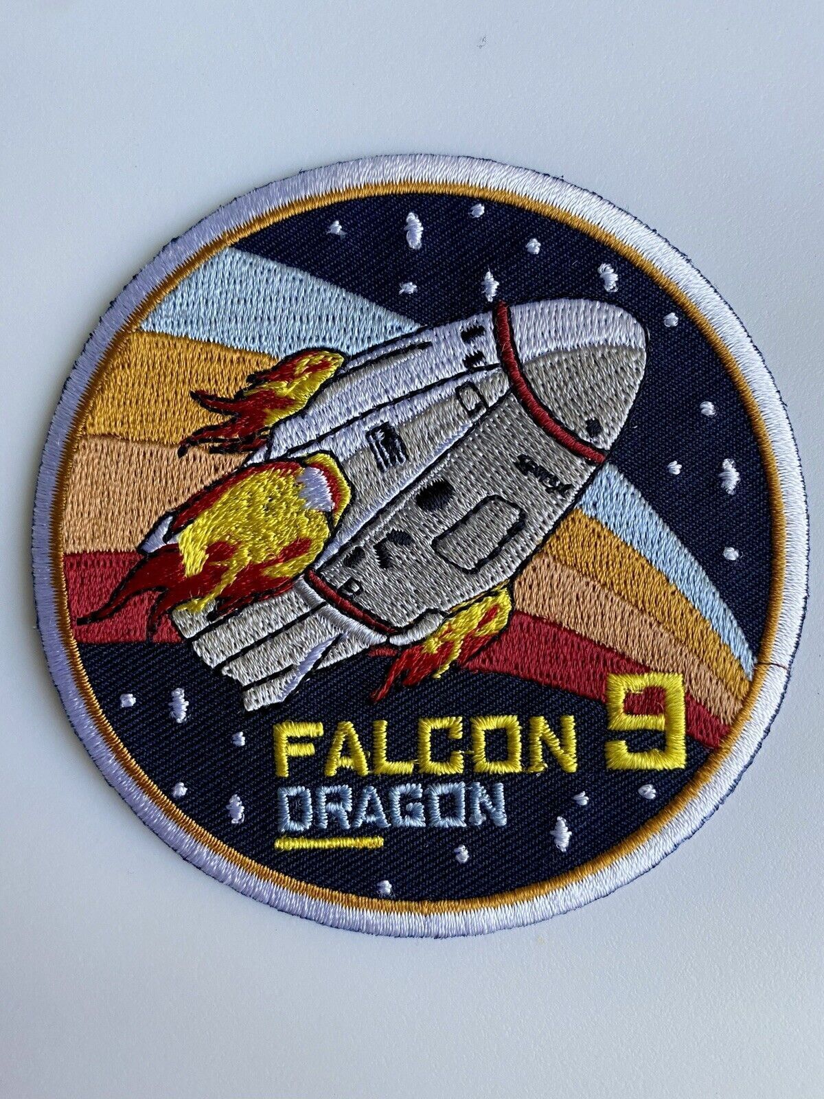FALCON 9 CREW DRAGON CONCEPT PATCH 3.5” COLLECTORS EDITION